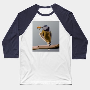 Cartoon sparrow feeding time Baseball T-Shirt